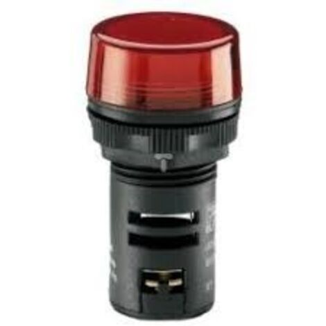 Indicatore Luminoso Monoblocco Rosso Led 24Vcc/Ca ( LOVATO cod. 8LP2TILB4P )