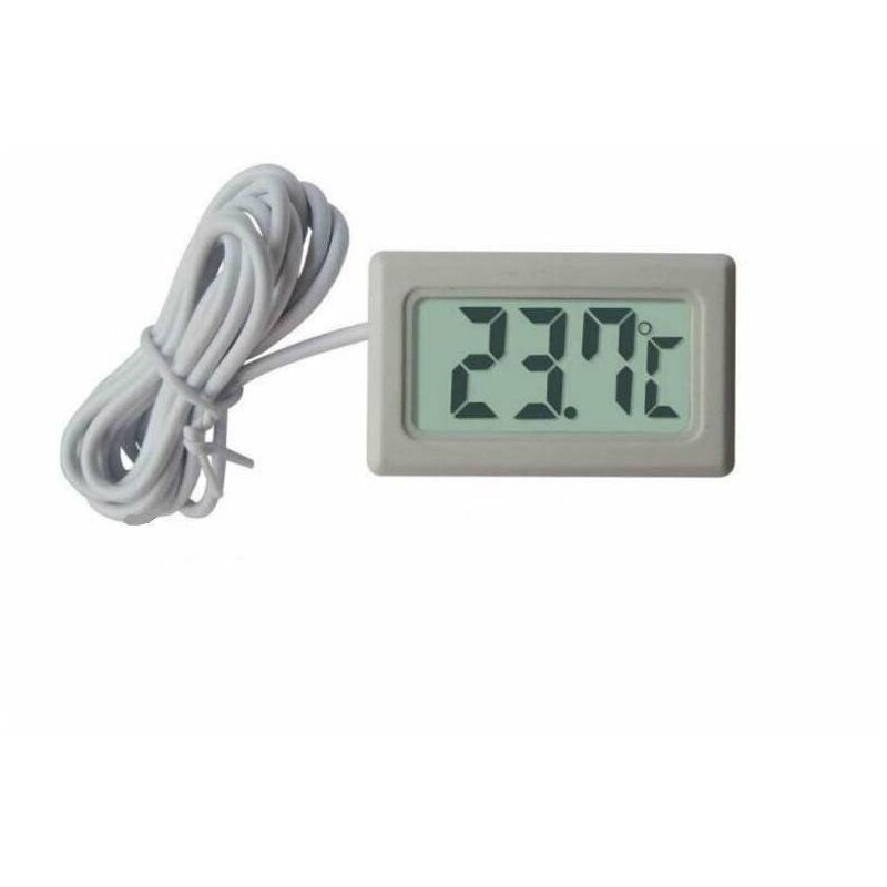 Image of Indicatore termometro con sonda lunga cm 90 digitale batterie comprese rf 1000