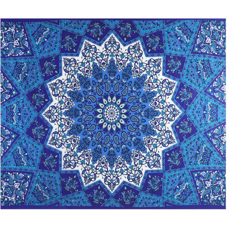 Indischer Boho-Mandala-Wandbehang – Stoffdekoration fürs Schlafzimmer (4er-Set)