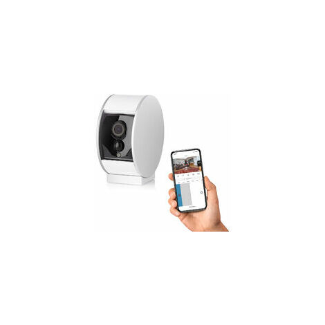 Indoor Camera - Caméra de surveillance intérieure - Volet Motorisé - Détecteur de Mouvement & vision nocturne - Haut-Parleur & Microphone