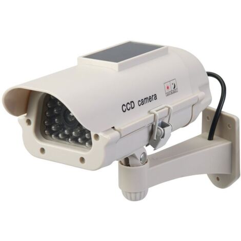 indoor Caméra de Surveillance factice Solaire avec LED
