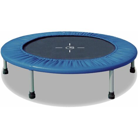 EASYCOMFORT Trampolino Elastico 210cm per Bambini e Adulti con Rete e  Imbottiture Blu