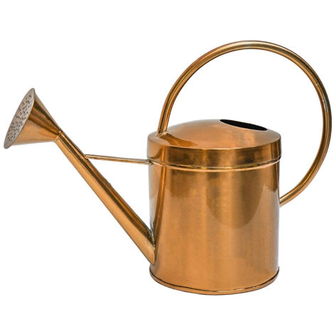 Indoor Kensington Traditional Copper Watering Can - Metal - L40 x W40 x H25 cm - Copper