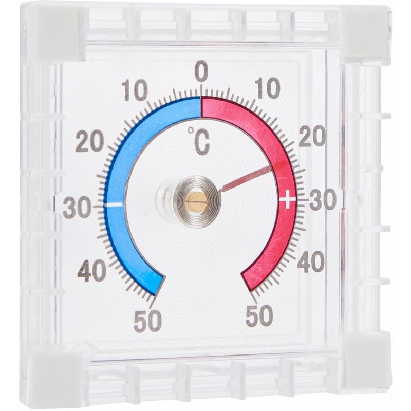 Silverline - Indoor/Outdoor Stick-On Thermometer -50� to +50�C 985719
