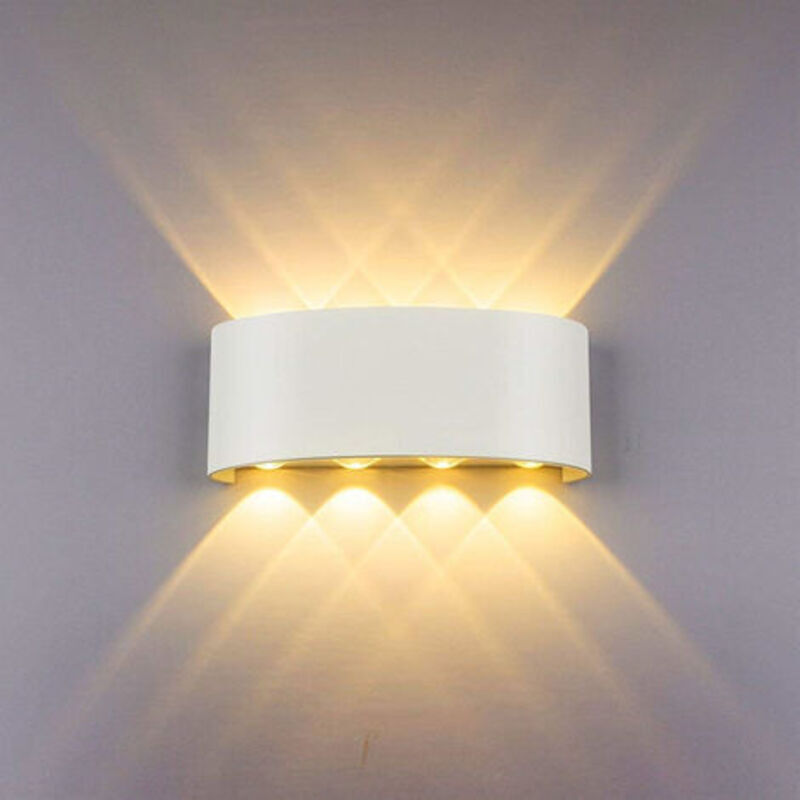 Image of Indoor/Outdoor Wall Light with 8 LEDs,&hellip;