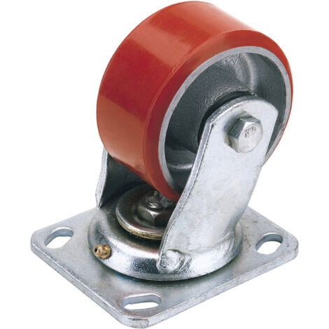 Ind.Pu Castor Plate-160Mm Dia - 65529