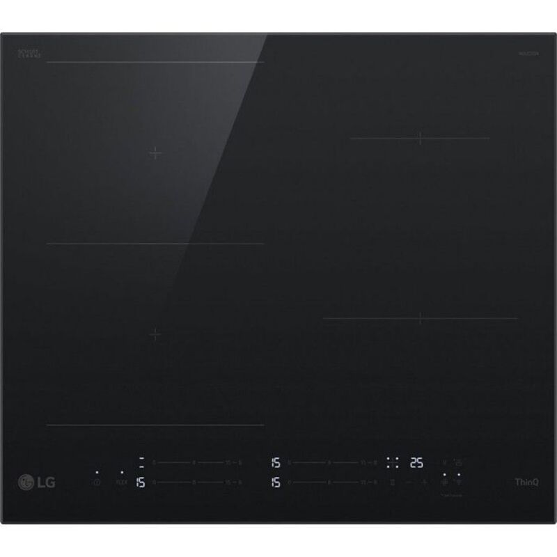 Induction Cooktop - LG - 4 Burners - 7400W - 60 cm - Black