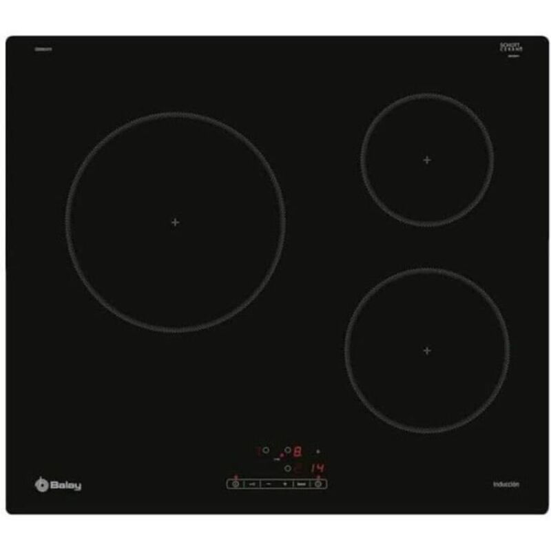 Induction Hob - Balay - 3EB864FR - 60 cm - Black - 3 Cooking Zones - Touch Control