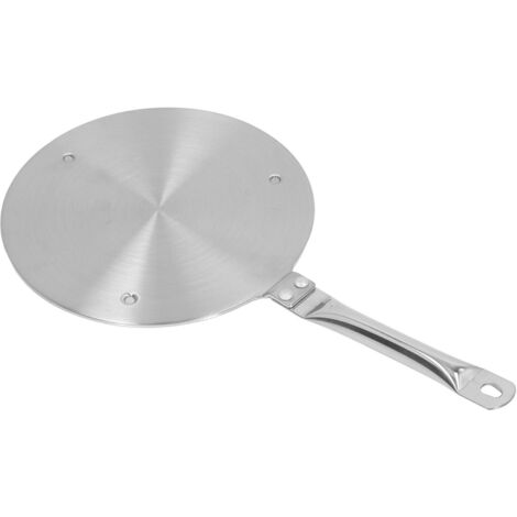 Induktions-Wärmeverteilerplatte mit Griff, 20-cm-Adapter für Induktionskochfelder, 19,5-cm-Wärmewandler
