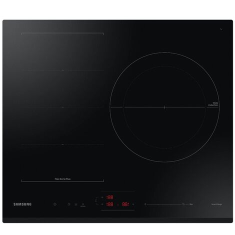 Induktionskochfeld 60 cm, 3 brenner, 7400 w, schwarz - Samsung - NZ63B6056GK