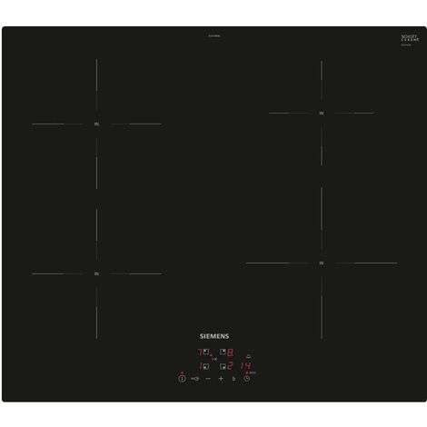 Induktionskochfeld 60 cm 4 brenner 4600 w schwarz - Siemens - EU611BEB5E
