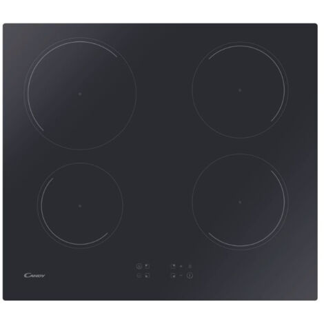 Induktionskochfeld 60 cm, 4 brenner, 7200 w, schwarz - Candy - CI642C/E1