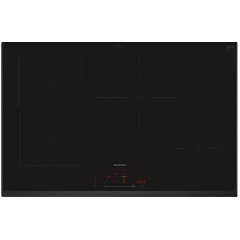 Induktionskochfeld 80 cm 4 brenner 7400 w schwarz - Siemens - ED851HSB1E