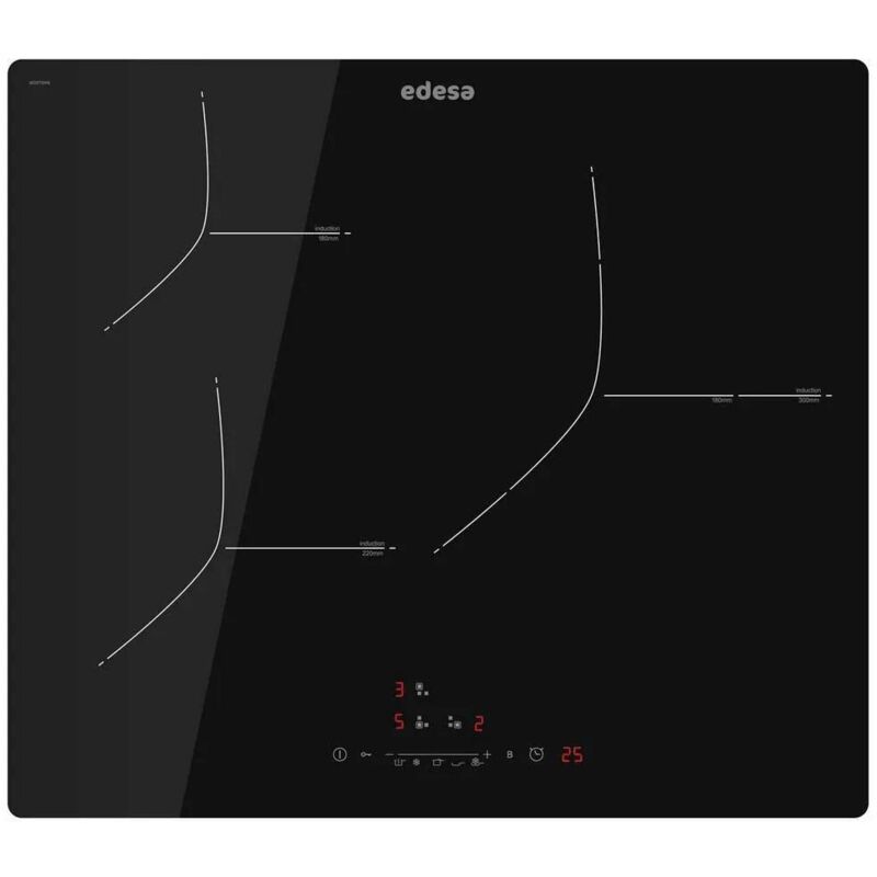 Edesa Schwarz Induktionskochfeld Eis 6330 59 Cm 7.1 Kw