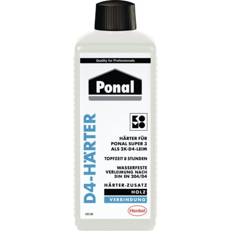 Indurente D4 per Ponal Wasserfest (Super 3) PNI3N, bottiglia da 250g