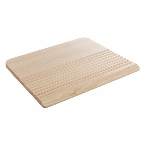 Indusa – Planche pour bac à laver en pin – Longueur 52 cm – Largeur 45 cm – Épaisseur 2,2 cm – Pour travaux de lavage et nettoyage - 8203Planche