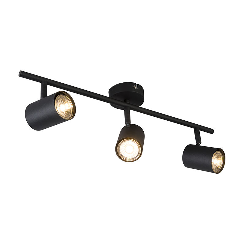 Modern Black Tilting Spotlights 3-Light - Jeana