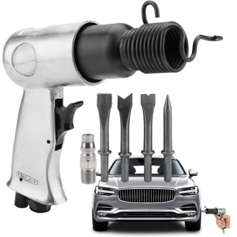 Industrial air hammer, 4500rpm 114L/min straight type pneumatic hammer shovel tool with powerful 150mm handle, for cleaning casting sand