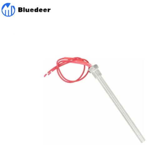 GRID COOL INDUSTRIAL Bougie Allumage Poele à Granulés Resistance Poele Pellets Longueur: 150 mm Diamètre: 10 mm Puissance: 300 W Tension: 220 V Chaleur Rapide