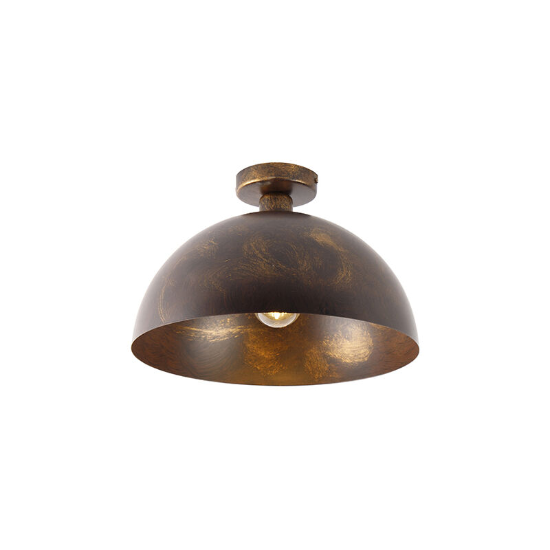 Industrial Ceiling Light Rust Brown 35 cm - Magna Classic