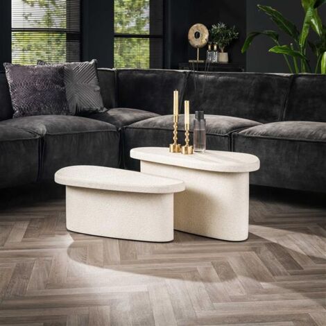Industrial Coffee Tables Moonlit Marble XL