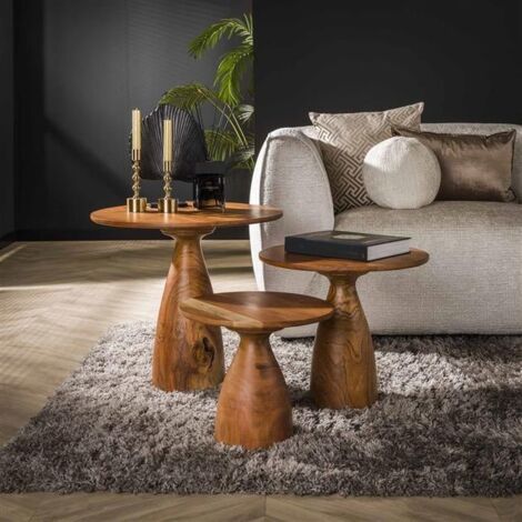 Industrial Coffee Tables Root set of 3