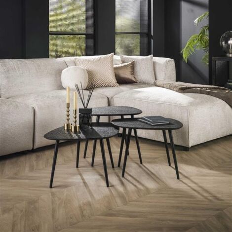 Industrial Coffee Tables Weld Set of 3