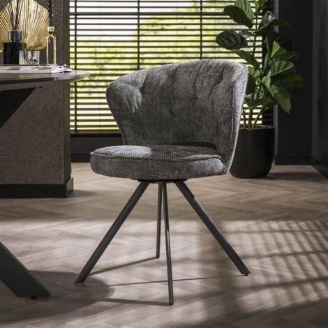 Industrial Dining Chair Dion Anthracite