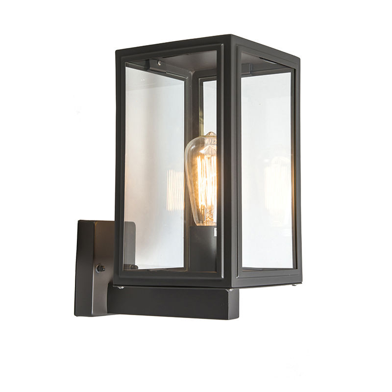 Industrial Wall Lamp Anthracite IP44 - Sutton Up