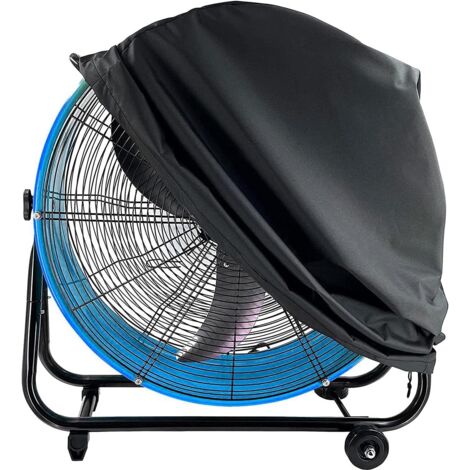 Industrial Fan Cover, 24" High Speed Drum Fan Waterproof Dustproof Cover, Heavy Duty Material Floor Fan Cover Outdoor Indoor
