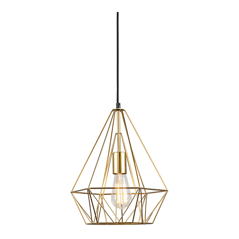 Industrial hanging lamp gold - Carcass