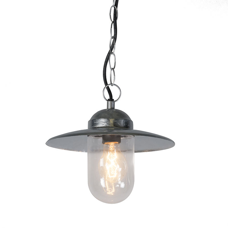 Industrial Pendant Light Zinc IP44 - Munich