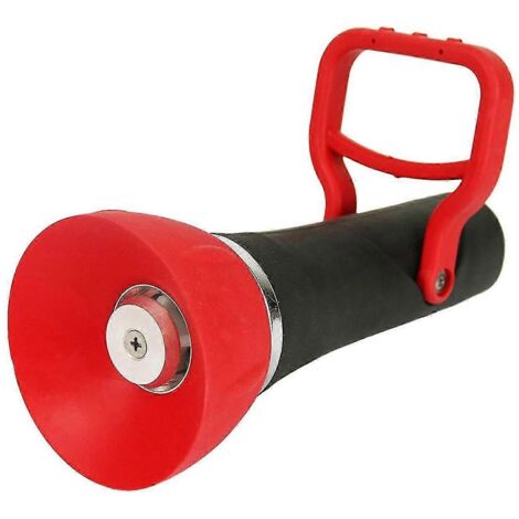Industrial High Flow Firefighter Style Garden Hose Nozzle Grip Nozzle with Threaded Hose Connection