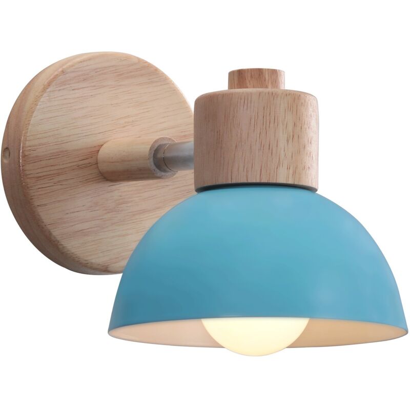 Image of Industrial Modern Indoor Wall Light, Wooden&hellip;