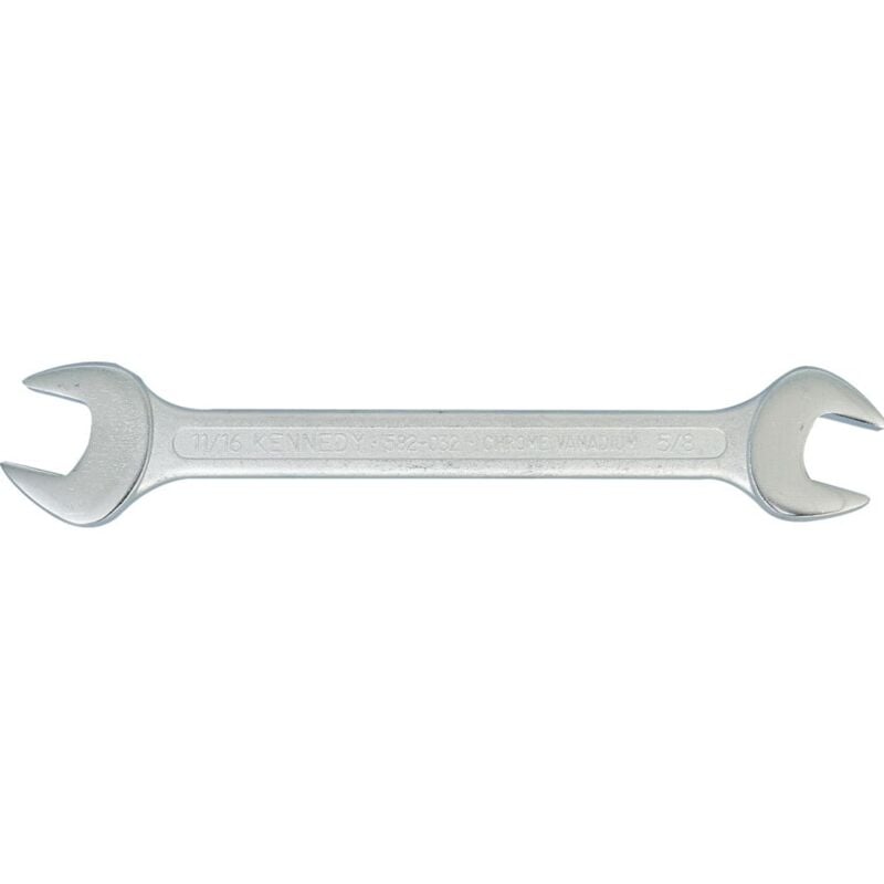 Kennedy - Imperial Open Ended Spanner, Double End, Chrome Vanadium Steel, 1 1/4in.