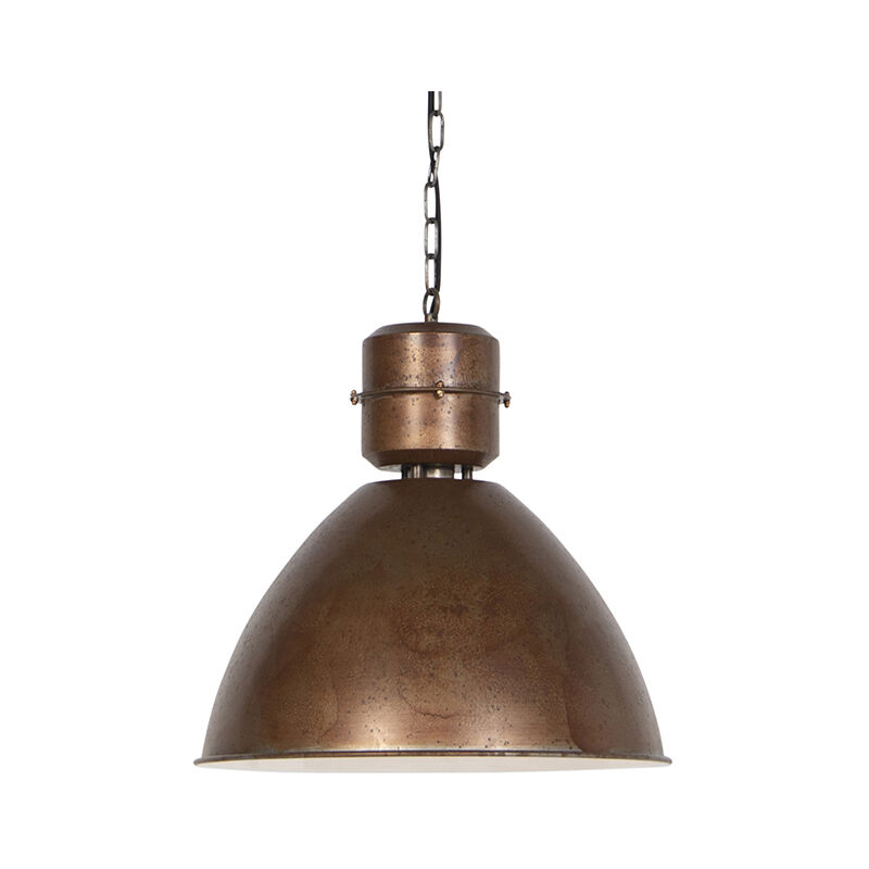 Industrial hanging lamp bronze - Flynn