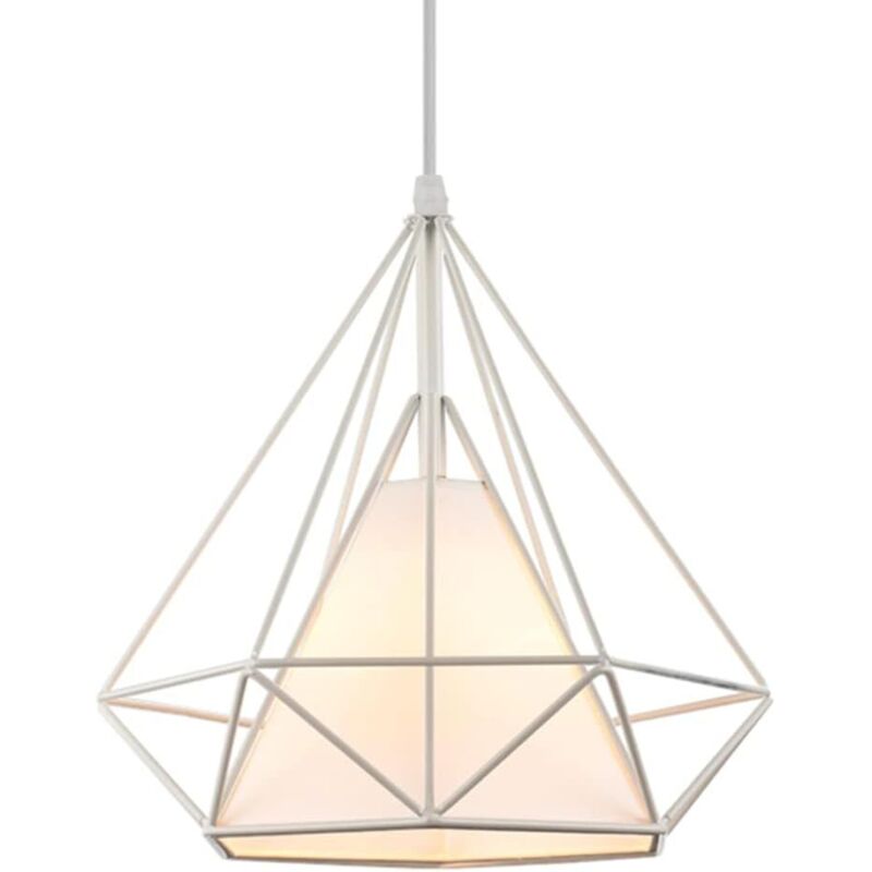 Image of Industrial Pendant Light Metal Geometric Cage&hellip;