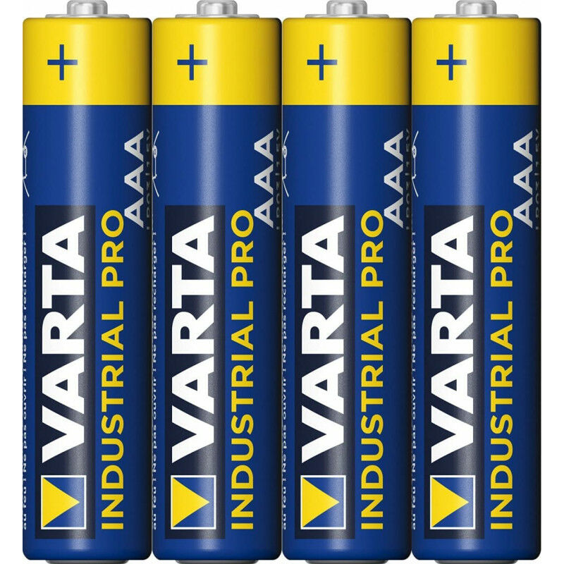 Industrial aaa - Single-use battery - aaa - Alcaline - 1,5 v - 4 pièce(s) - Bleu (04003 211 304) - Varta