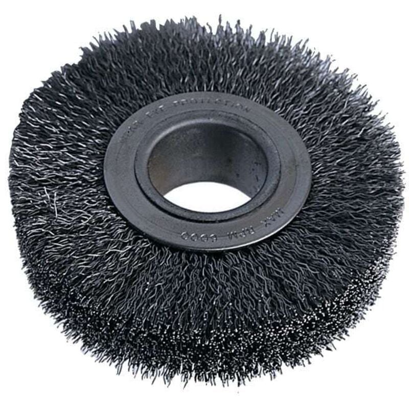 York - Industrial Rotary Wire Brush - Crimped - 30 swg - 80X15X20MM