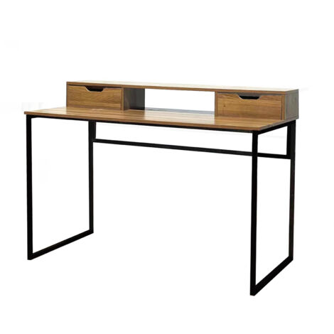 INDUSTRIAL SCRIVANIA METAL/QUERCIA 120X60X95 CM- 1,0 pz