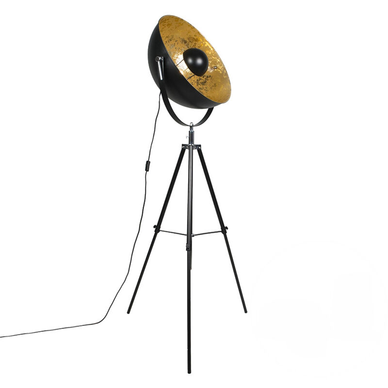 Image of Industrial Tripod Black Smart Floor Lamp&hellip;