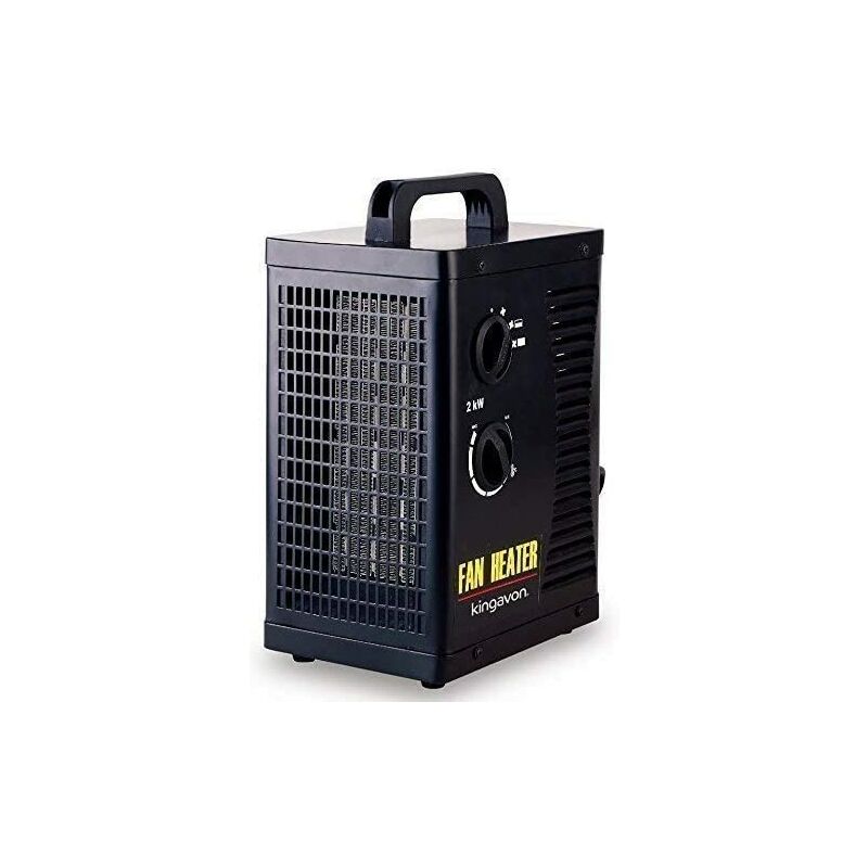 Industrial Space Heater 2Kw PTC Turbo Workshop Garage Office Heaters Adjustable Power and Thermostat Control