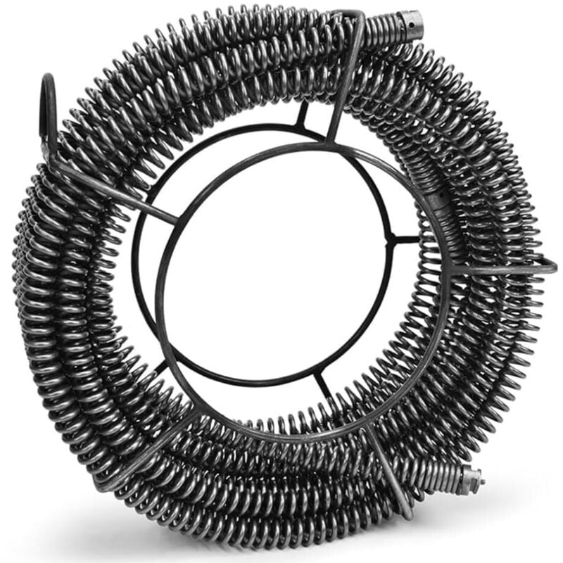 Industrial Spirale de nettoyage des tuyaux 14 m Dimension produit, ø 22 mm, Pour des Toilette Lavabo, Pour des Tubes de 30-200 mm de Diamètre