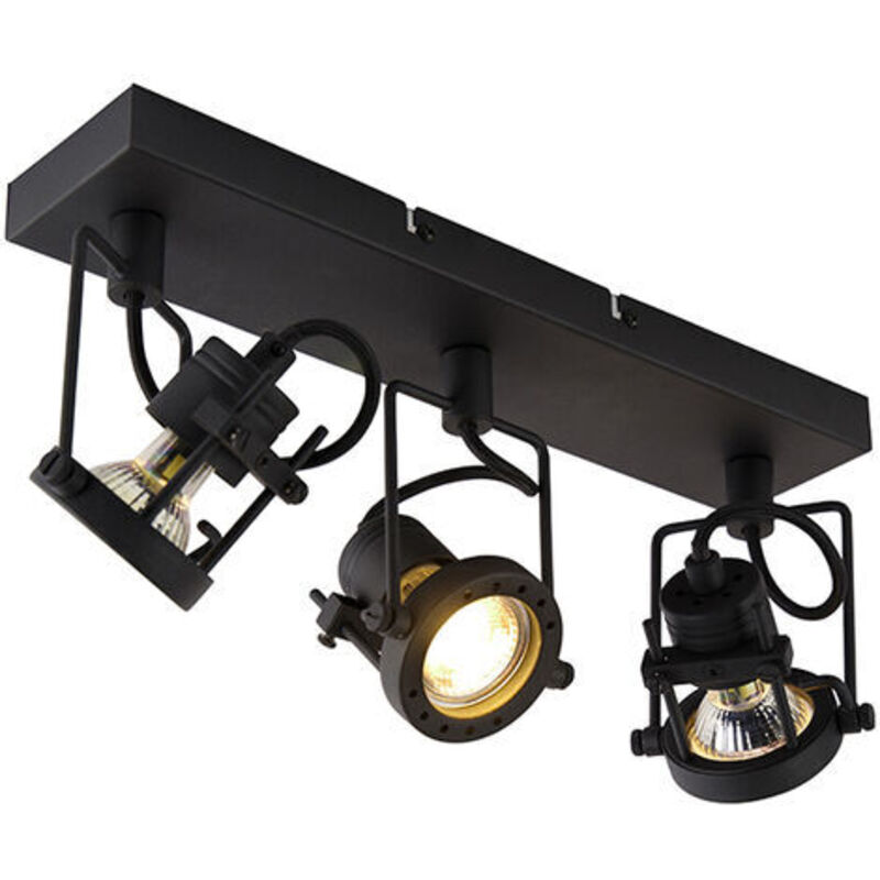 Image of Industrial spot black 3-light - Suplux
