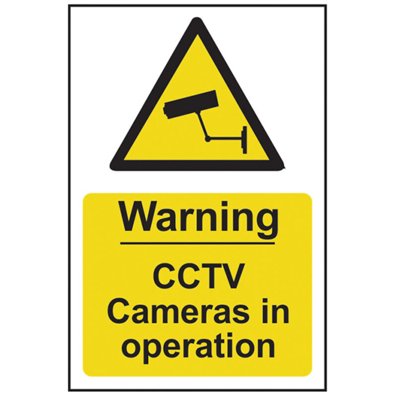 Scan - 1311 Warning cctv Cameras in Operation - pvc 200 x 300mm SCA1311