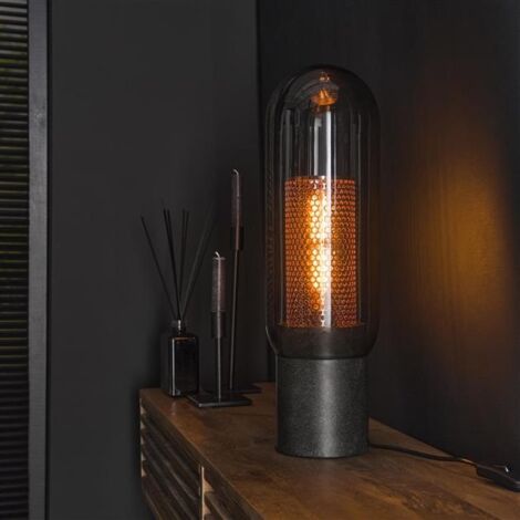 Industrial Table Lamp Shadow