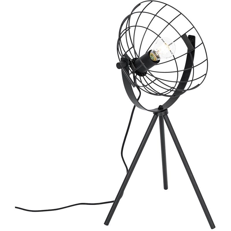Industrial Tripod Table Lamp Black Adjustable - Hanze
