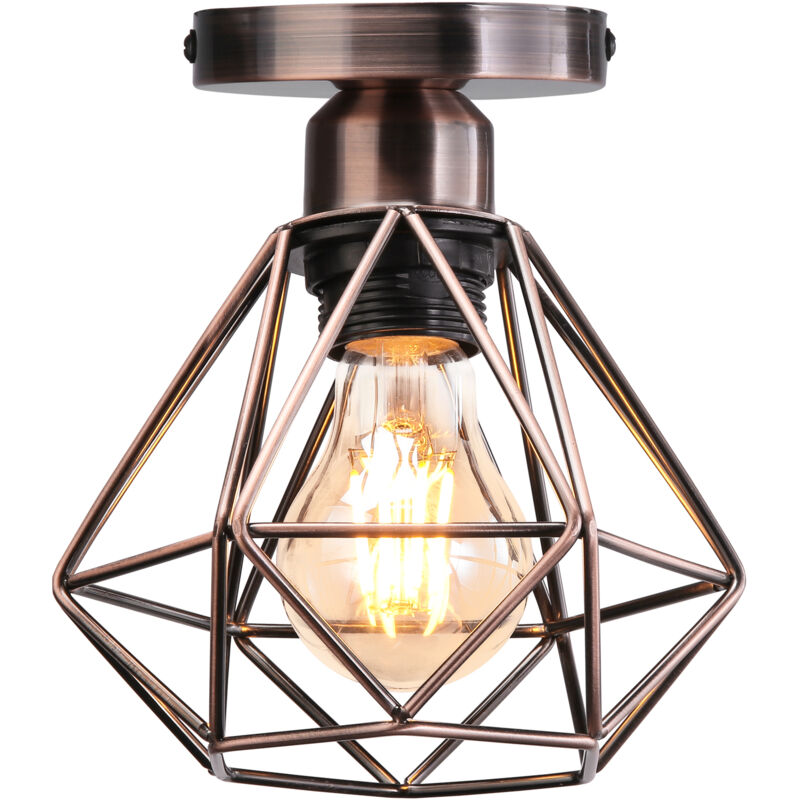 Image of Industrial Vintage Ceiling Lamp Semi Flush&hellip;