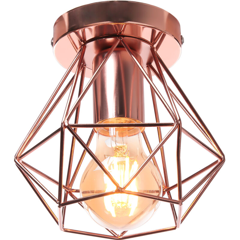 Image of Industrial Vintage Ceiling Light Semi Flush&hellip;