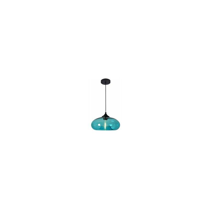 Image of Industrial Vintage Colorful Glass Pendant Light&hellip;